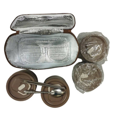 Hộp Cơm Giữ Nhiệt 4 Ngăn 2080ml Phong Cách Nhật, Hộp Đựng Cơm Cao Cấp, Giữ Nhiệt 4-6 Tiếng - Hàng Chính Hãng