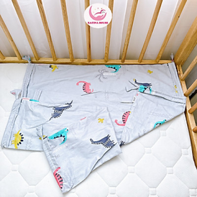 Vỏ áo gối ôm cho bé Katina House, vải cotton satin hàn quốc đẹp, mềm mại, thoáng mát