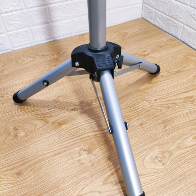 Cây treo quần áo 2 tầng 3 chân, mắc treo đồ đứng gấp gọn