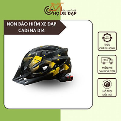 Mũ bảo hiểm xe đạp CADENA D14 thoáng khí siêu nhẹ an toàn chống va đập tốt