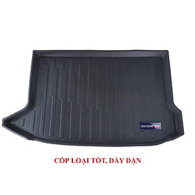 Thảm lót cốp xe ô tô Hyundai Kona 2018-đến nay nhãn hiệu Macsim chất liệu TPV cao cấp màu đen (DT007-1)