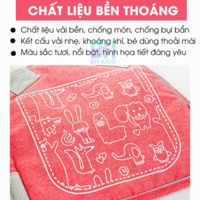Đai đi xe máy BH Kids an toàn cho bé (từ 1 đến 10 tuổi), chống bụi bẩn, thoáng khí, chắc chắn, phát sáng ban đêm