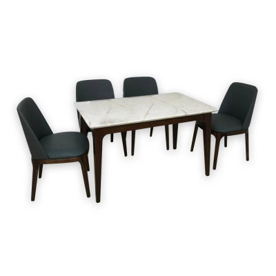 Bàn ăn Mavis mặt đá IBIE