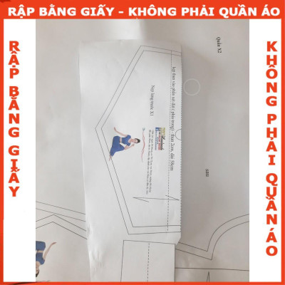 Rập giấy bộ tập yoga mã 1206 (BẢN VẼ)