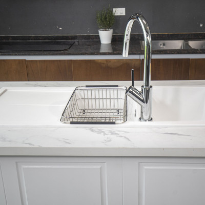 Vòi rửa bát kéo dây Konox, Model Ponte Chrome, 4 phiên bản màu, Bề mặt mạ PVD 5 lớp cao cấp, Lõi đồng tiêu chuẩn CW617N, Linh kiện phụ trợ dòng chảy nhập khẩu châu Âu, Bảo hành chính hãng 5 năm, Hàng chính hãng