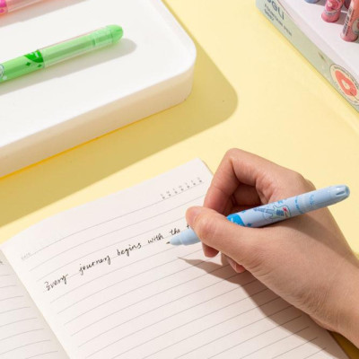 Bút Máy Nhựa Deli 0.5 mm - Phiên Bản Sơn Tùng M-TP Giới Hạn - Deli Q887 - Màu Hồng