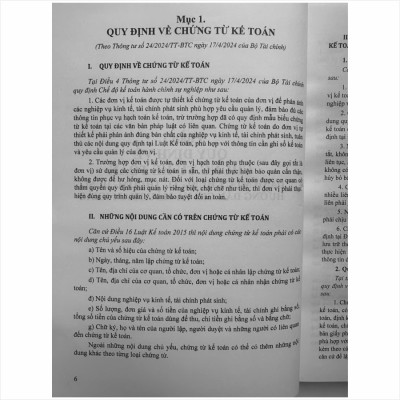 Sách Hướng Dẫn Phương Pháp Ghi Chép, Thiết Kế Mẫu Chứng Từ, Sổ Kế Toán và Sơ Đồ Kế Toán Hành Chính Sự Nghiệp theo Thông tư 24/2024/TT-BTC (V2477T)