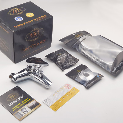 Bộ vòi sen nóng lạnh Eurolife EL-6001 (Trắng bạc)