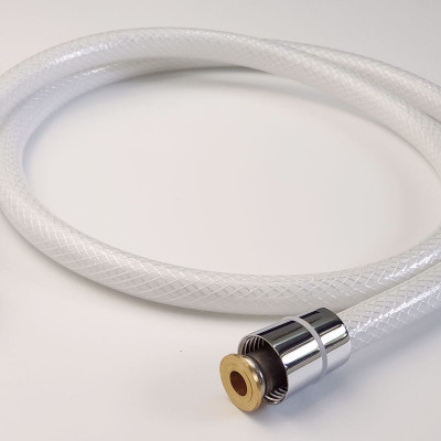 Dây sen, dây xịt vệ sinh nhựa PVC trắng 120cm Eurolife EL-DSN120