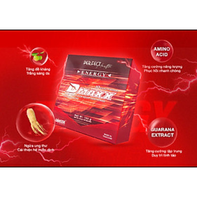 Thức uống bổ sung vitamin tăng năng lượng DMAXX NO SUGAR DAMODE hộp 30 gói