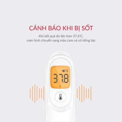 Nhiệt kế điện tử hồng ngoại không tiếp xúc Yuwell YT-1 - [Nhập khẩu chính hãng - Bảo hành 24 tháng]