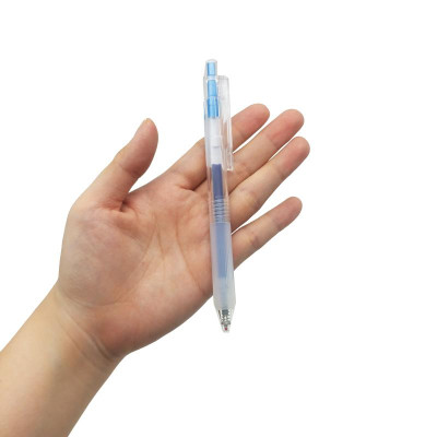 Bút Gel Bấm 0.5 mm - Deli WA575-XD - Mực Xanh