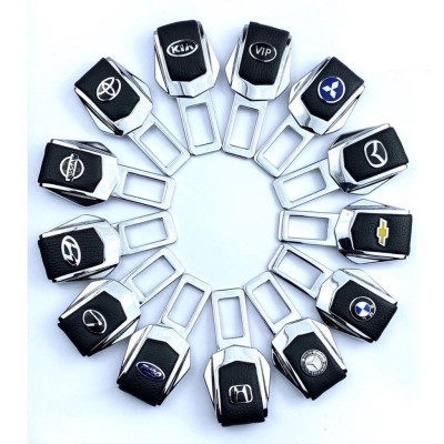 Chốt cài khóa dây an toàn trên ô tô bằng thép có thương hiệu xe 1 chiếc