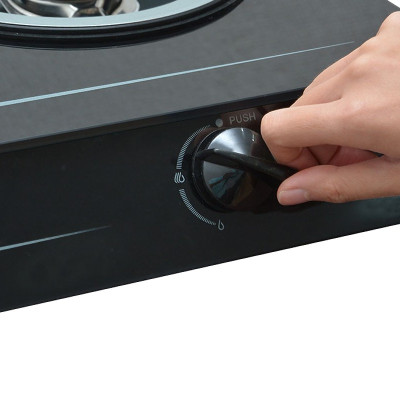 Bếp Ga Dương Đôi Rinnai RV-6 Double Glass(L) + Tặng kèm 1 bộ van và dây gas- Hàng chính hãng