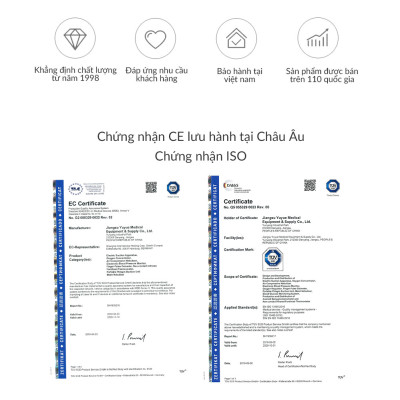 Nhiệt kế điện tử hồng ngoại không tiếp xúc Yuwell YT-1 - [Nhập khẩu chính hãng - Bảo hành 24 tháng]