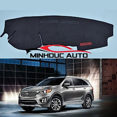 Thảm taplo chống nóng Kia SORENTO- Thảm nhung