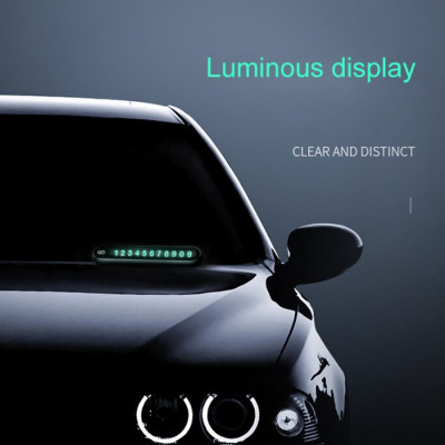 Bảng số liên hệ gắn trên táp lô cao cấp trên ô tô