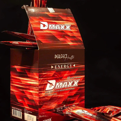 DMAXX thức uống bổ sung vitamin năng lượng không đường DAMODE 19 gói dùng thử màu đỏ