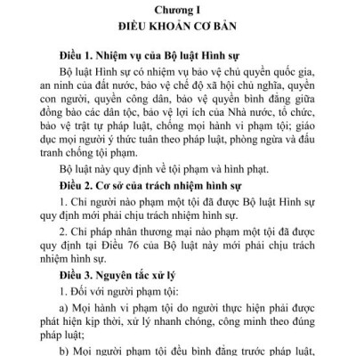 Sách - Bộ luật hình sự năm 2015 sửa đổi,bổ sung năm 2017 hiện hành - B129 - ndbooks