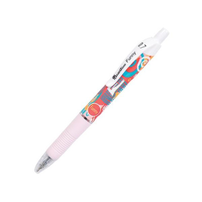 Bút Bi Funny Pen 0.7 mm Quantum - Mực Xanh (Mẫu Màu Giao Ngẫu Nhiên)