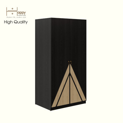 [Happy Home Furniture] CHARIS , Tủ quần áo 2 cửa mở, 90cm x 59cm x 176cm ( DxRxC), TCM_121