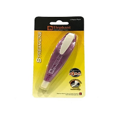 Bút Xóa Kéo Elephant 4M Streamline - Tím