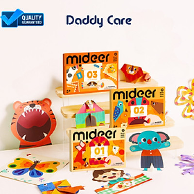 Giấy Gấp Origami Mideer Origami 3 cấp độ, Đồ Chơi Thủ Công giáo dục sáng tạo Cho Bé