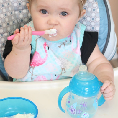 [ 10320-Nuby ] Bình uống nước 270ml, ống hút mỏ vịt làm bằng Silicone