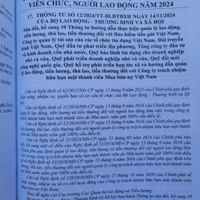 Sách Bộ Luật Lao Động – Quy Định Về Quản Lý Lao Động, Tiền Lương Và Tiền Thưởng Đối Với Công Chức, Viên Chức, Người Lao Động (V2532D)