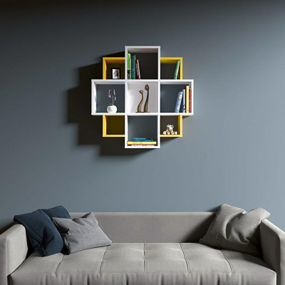 Kệ gỗ trưng bày kiểu dáng nhỏ gọn SMLIFE Wright