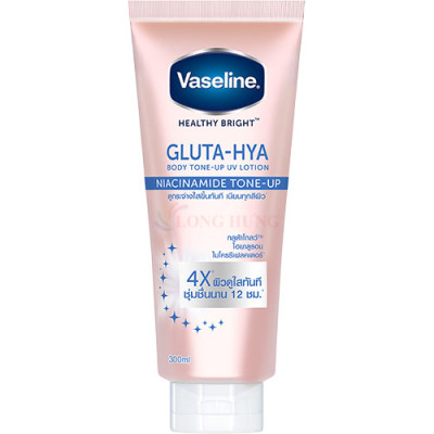 Sữa dưỡng thể dưỡng trắng Vaseline Gluta-Hya Body Tone-Up UV Lotion Niacinamide Tone-Up - Hàng chính hãng