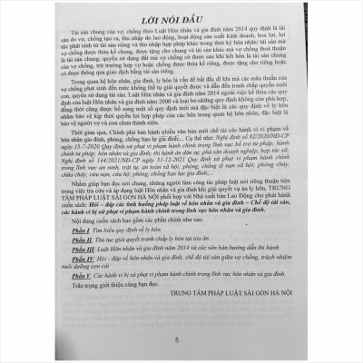 Sách Hỏi - Đáp Các Tình Huống Pháp Luật Về Hôn Nhân Và Gia Đình - Chế Độ Tài Sản, Các Hành Vi Bị Xử Phạt Vi Phạm Hành Chính Trong Lĩnh Vực Hôn Nhân Và Gia Đình - V2083D