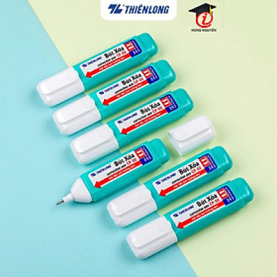 Bút xóa nước 12ml Thiên Long CP-02 xóa sạch, nhanh khô, an toàn sử dụng, thuận tiện học sinh, sinh viên, văn phòng