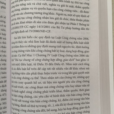 Bình Luận Luật Công Chứng Năm 2014 