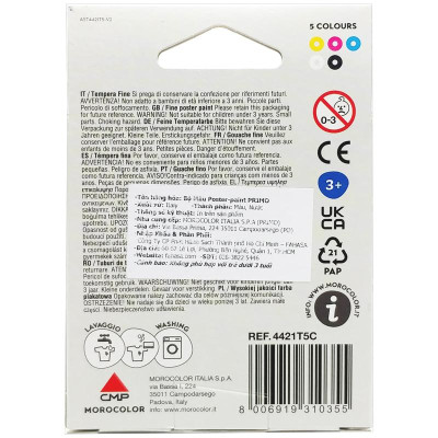 Hộp 5 Tuýp Màu Poster Paint 12 ml - Primo 4421T5C