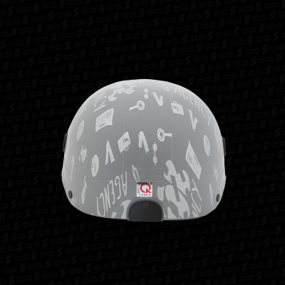 Mũ bảo hiểm lỗ thông gió hoa văn chính hãng NÓN SƠN AMP-XM185