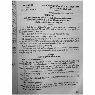 Sách Luật Nhà Ở và Các Văn Bản Quy Định Chi Tiết Thi Hành - V2469T