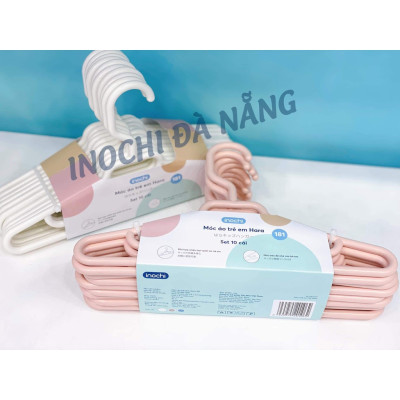 Set 10 chiếc móc áo trẻ em Hara 181 hàng cao cấp - giao màu ngẫu nhiên