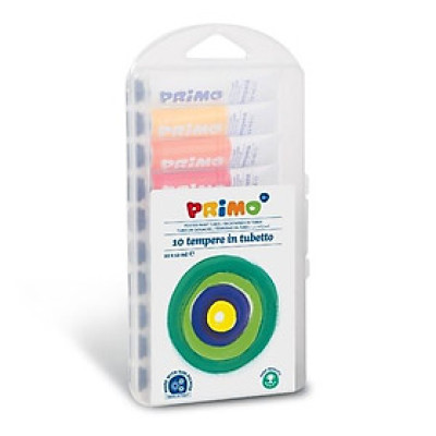 Hộp 10 Tuýp Màu Poster Paint 12ml PRIMO 444T10SAP