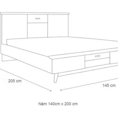 Giường đơn Vivid