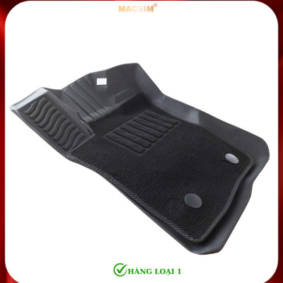 Thảm lót sàn xe ô tô Ford Everest 2022+ (sd) Nhãn hiệu Macsim chất liệu nhựa TPE cao cấp màu đen