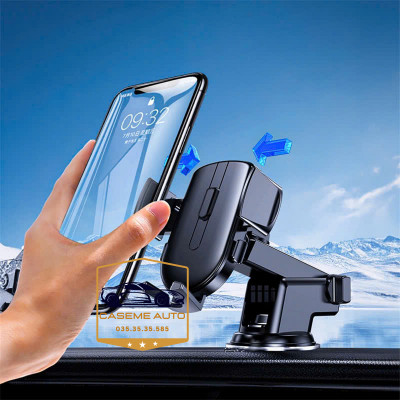 Giá Đỡ Điện Thoại Ô Tô Gentleman Car Mount Wi-CH054 – Chân Hút Chắc Chắn, Tiện Lợi, Tương Thích Từ 4-7.2 Inch