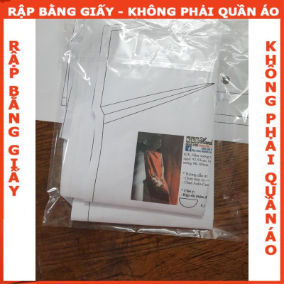 Rập giấy A0 đầm nữ  mã 865 (BẢN VẼ)