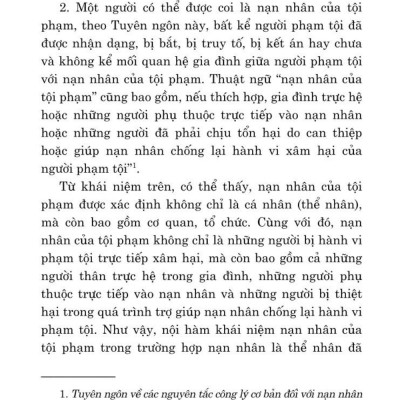 Nạn nhân học - Một số vấn đề lý luận và thực tiễn (bản in 2024)