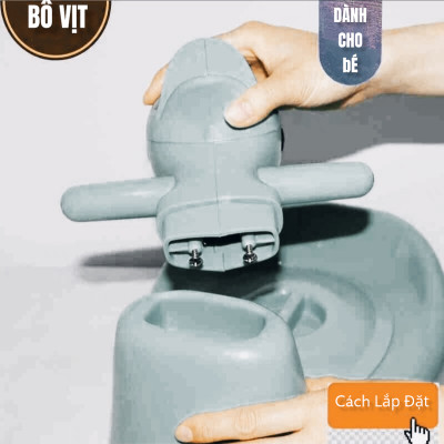 BÔ VỆ SINH CHO BÉ BÔ VỊT MÀU HÀN QUỐC - BÔ VỊT CHO BÉ XINH