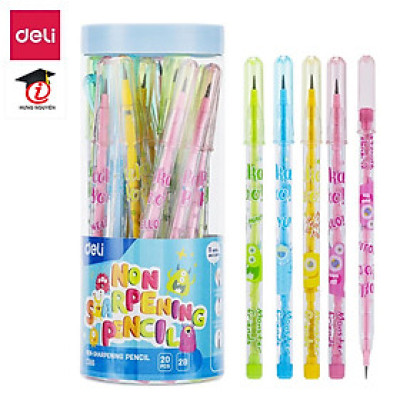 Hộp 20 bút chì khúc 2B Deli  Monster C086 (11 khúc)
