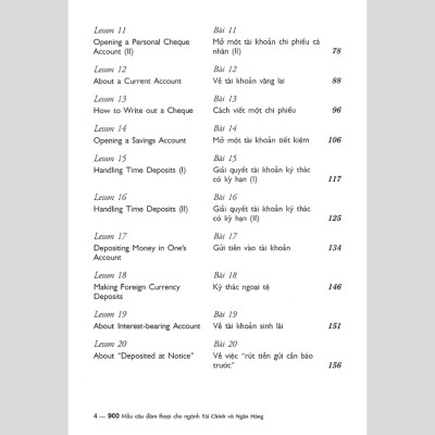 900 Mẫu Câu Đàm Thoại Trong Ngành Tài Chính Và Ngân Hàng