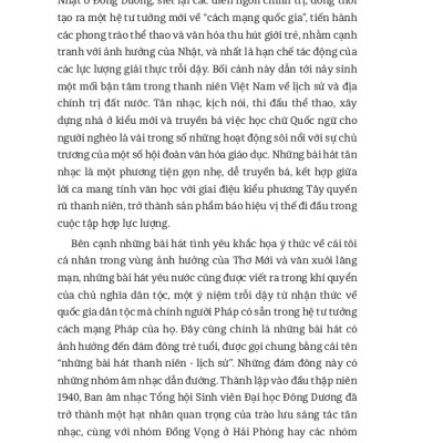 THỜI THANH XUÂN CỦA TÂN NHẠC ÁI QUỐC