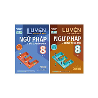 Combo Luyện Chuyên Sâu Ngữ Pháp Và Bài Tập Tiếng Anh 8 Tập 1 + 2 (Theo Chương Trình GDPT Mới - Global Success) (Bộ 2 Cuốn) _MEGA