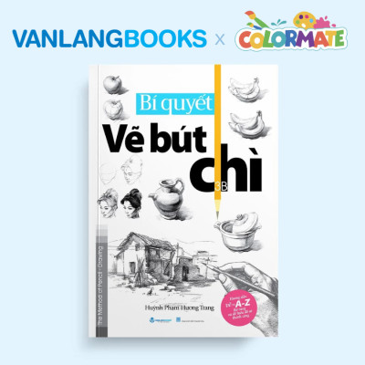 Sách Bí Quyết Vẽ Bút Chì + Bộ 8 Bút Lông Outline Marker - Vanlangbooks x Colormate